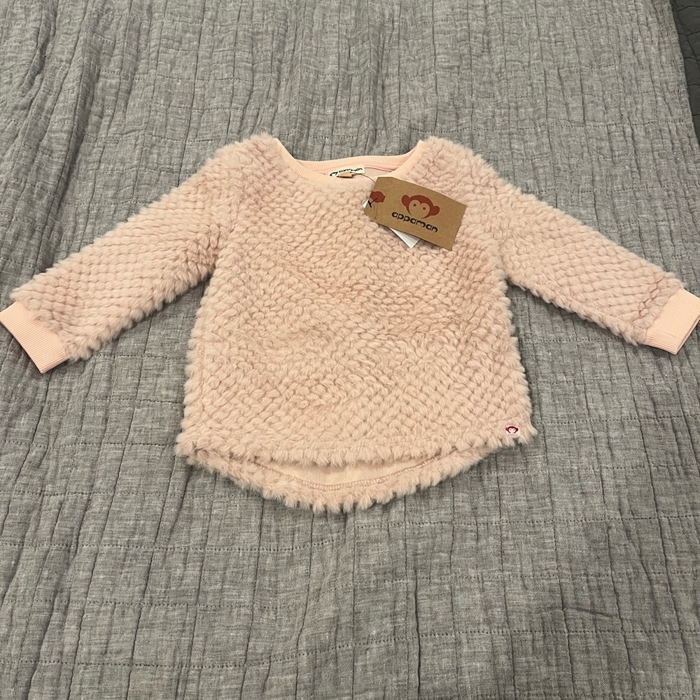 Appaman Light Pink Fuzzy Sweater